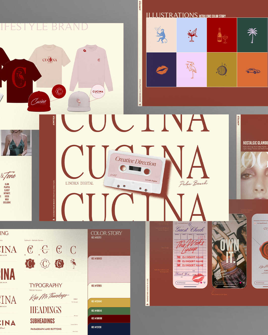 Cucina Brand Style Guide Mockup