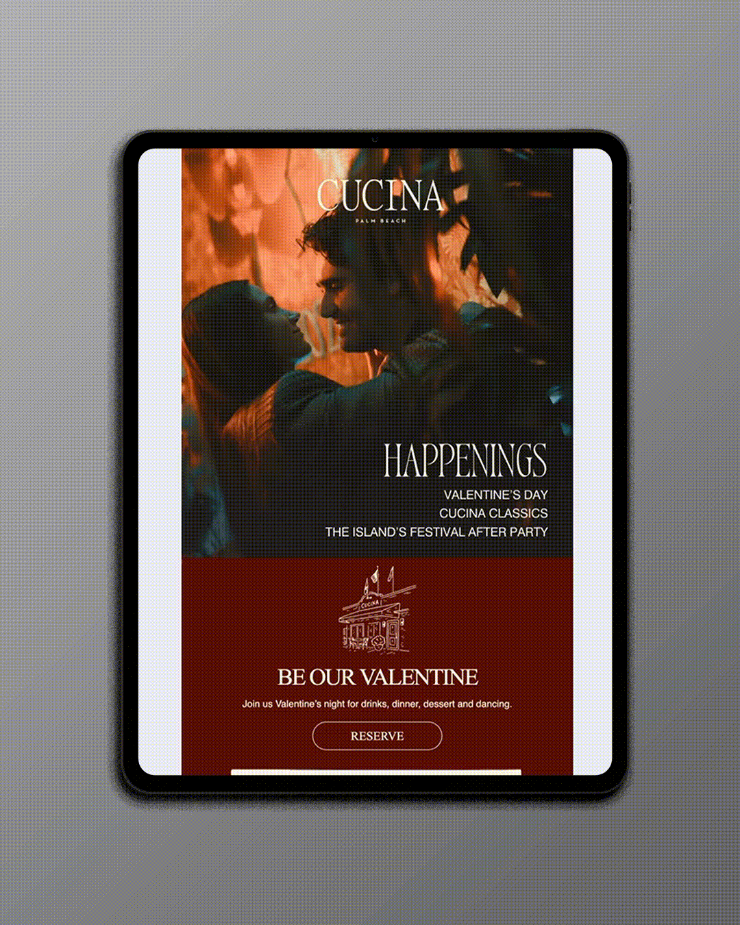 Cucina Email V2 Mockup