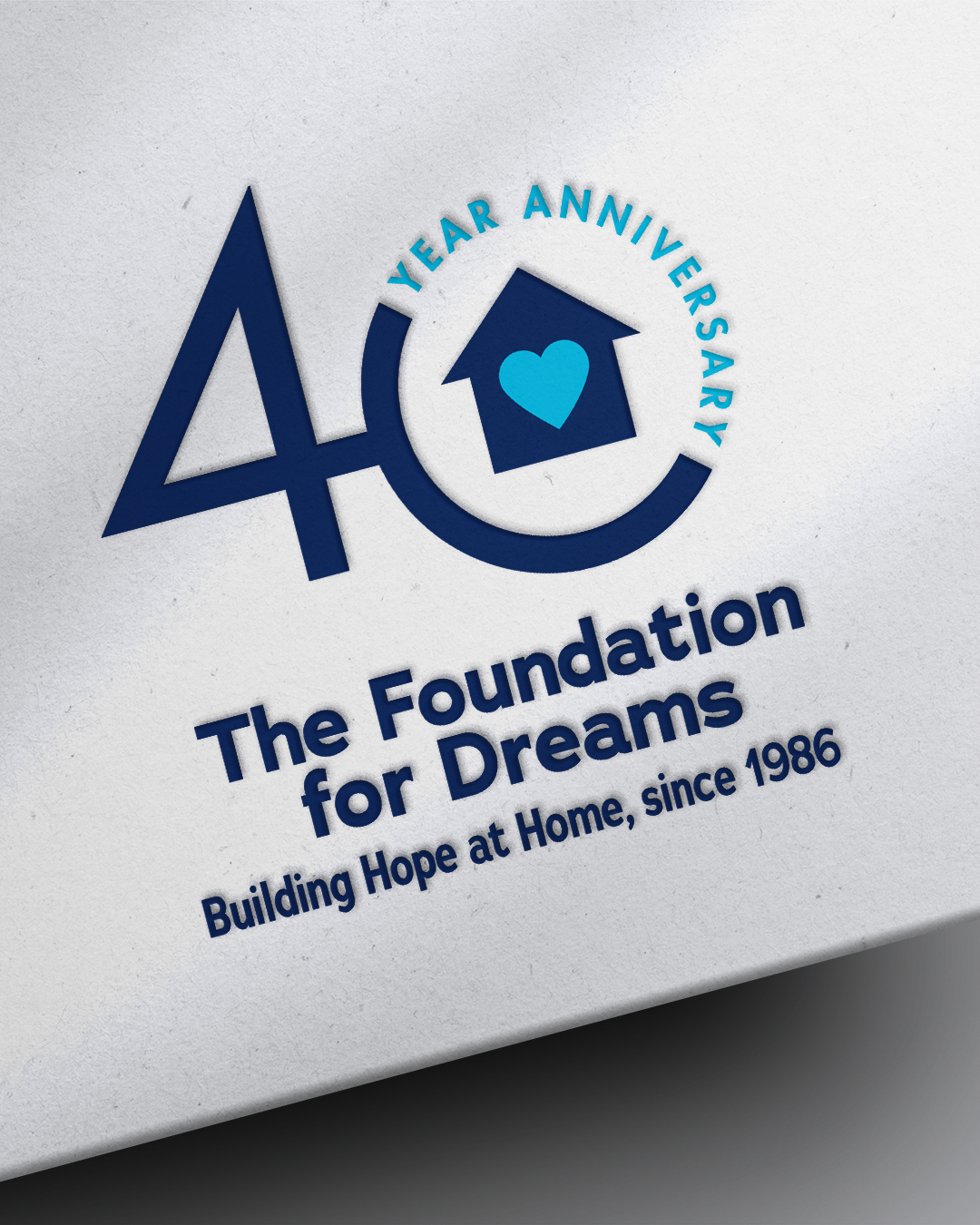 HFH Brand 40th Anni Logo Mockup