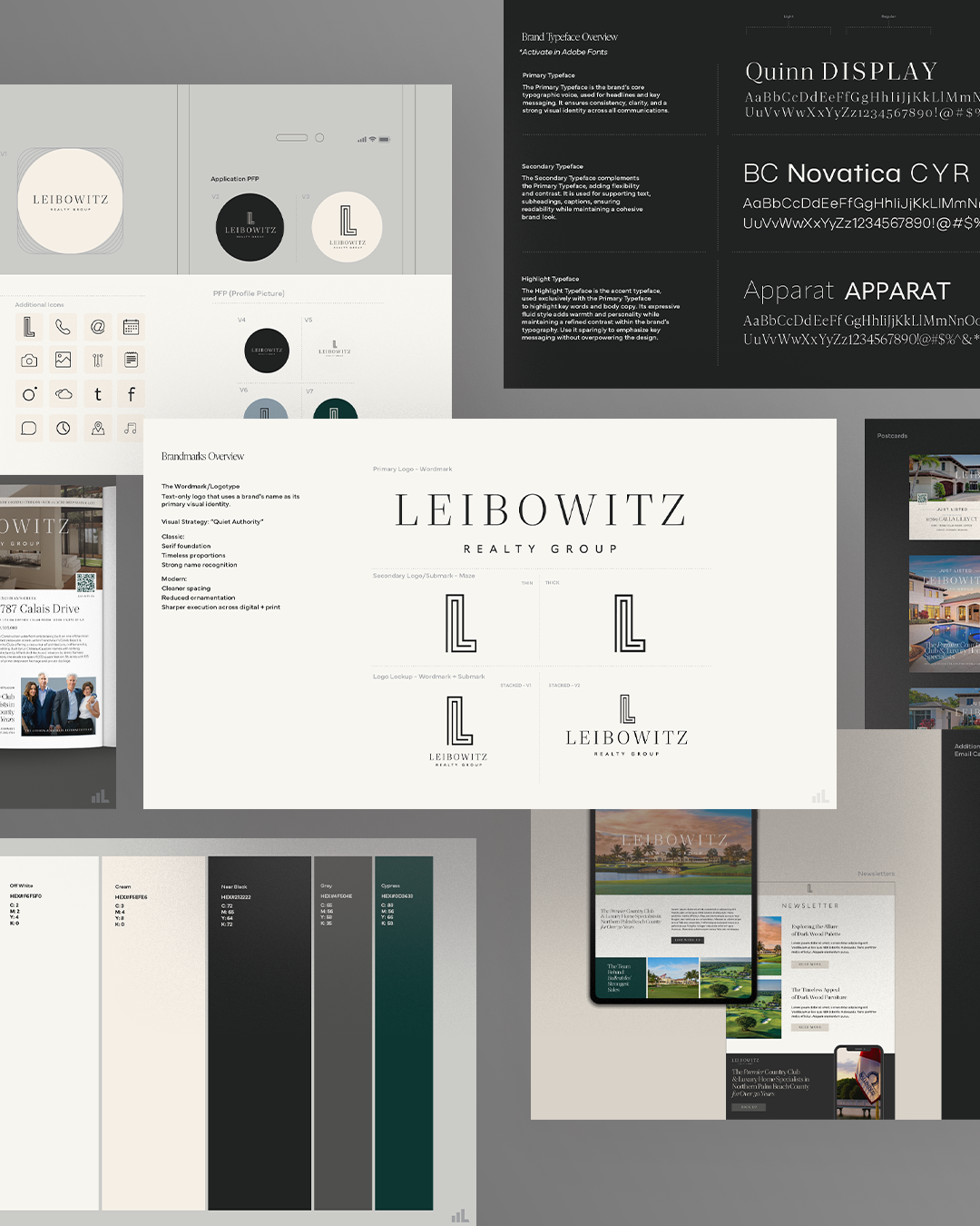 LRG Style Guide Mockup