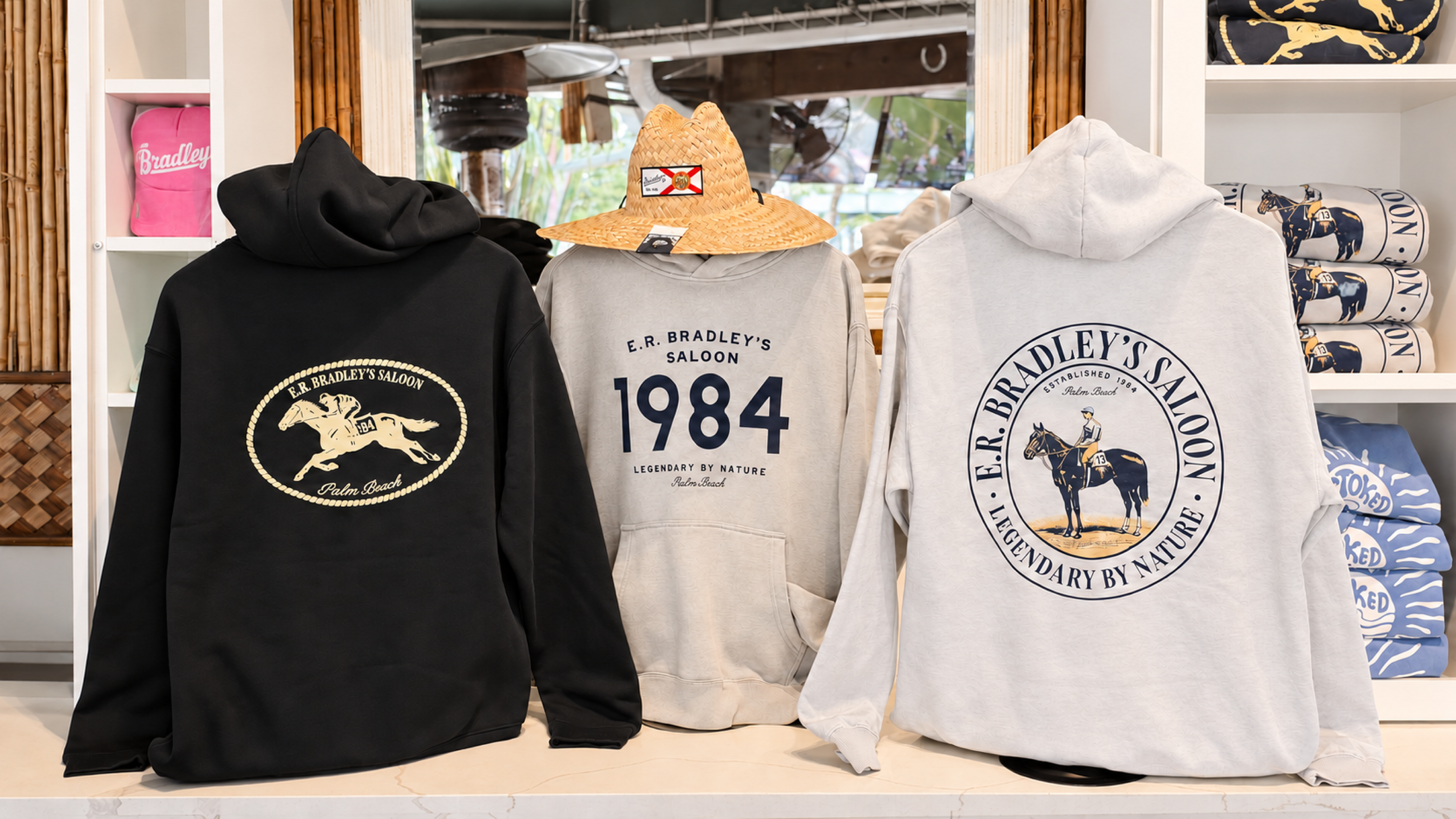 ER Bradley’s apparel shop display